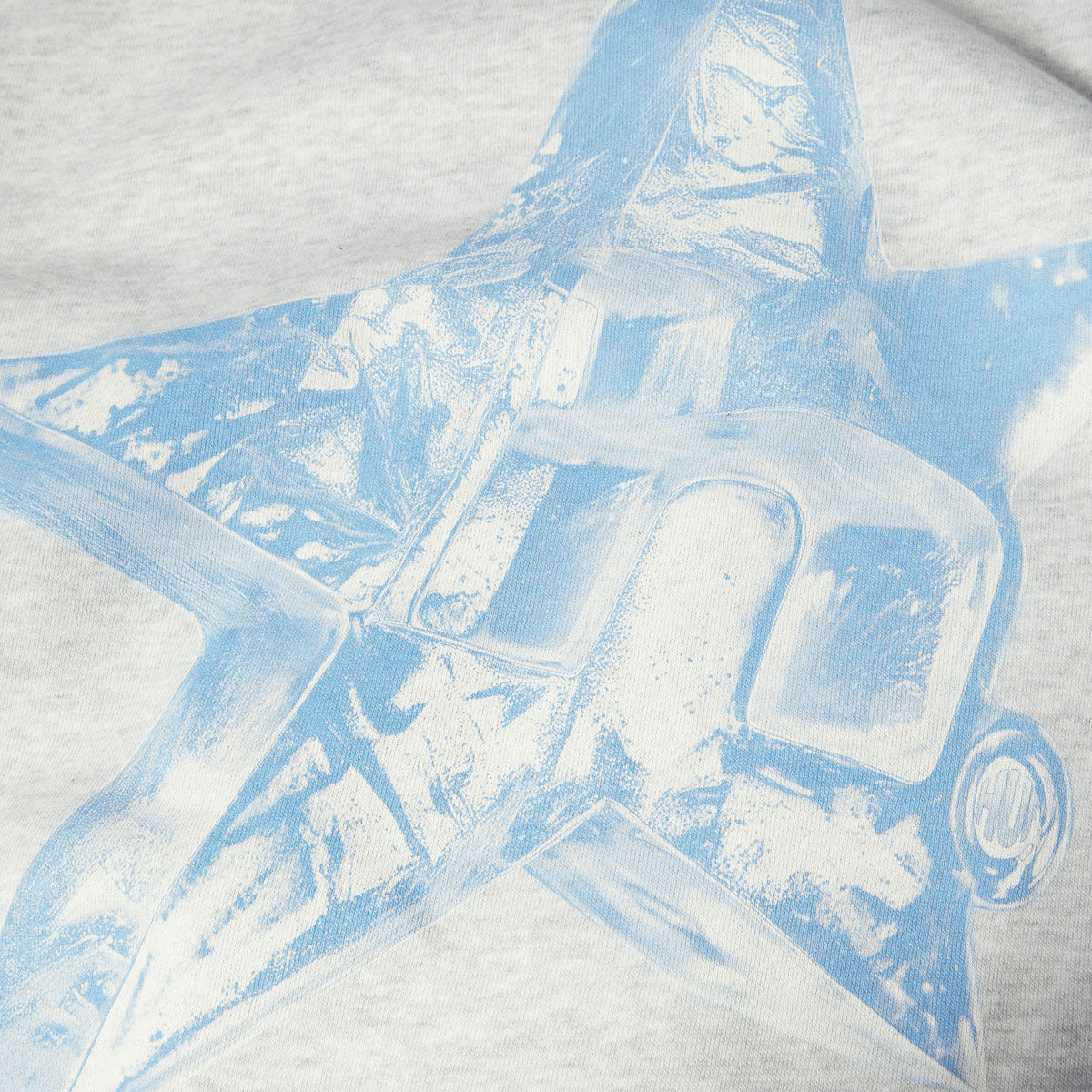 HUF Ice Star Hoodie - Heather Grey image 3