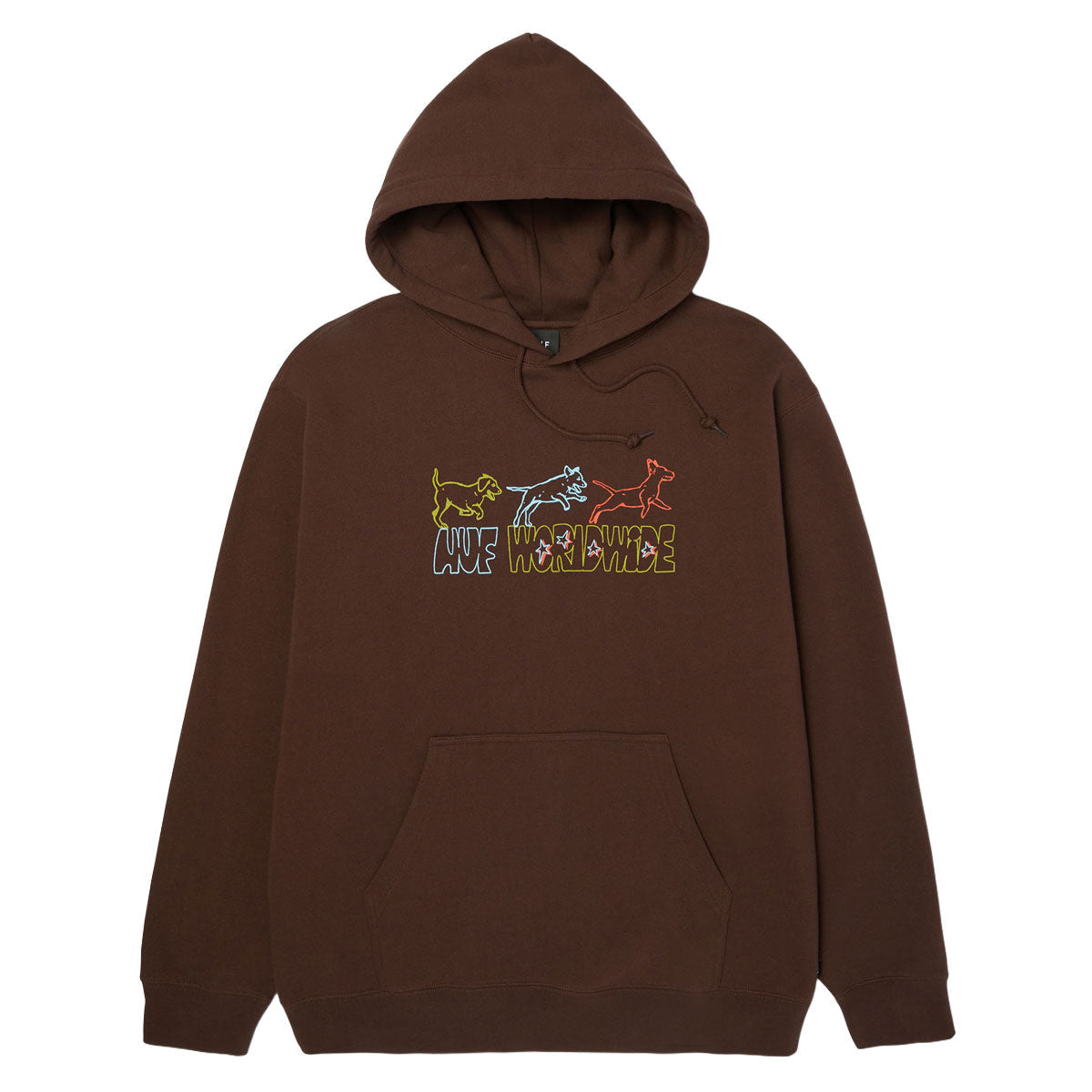 HUF Fetch Hoodie - Chocolate image 1
