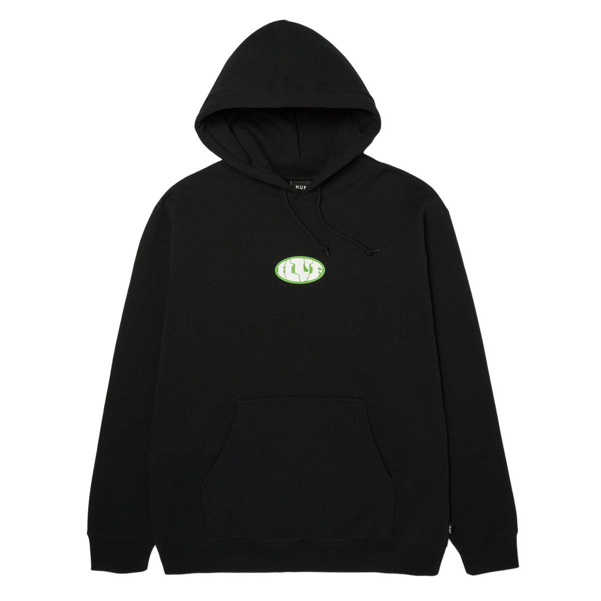 HUF Warped Hoodie - Black image 1