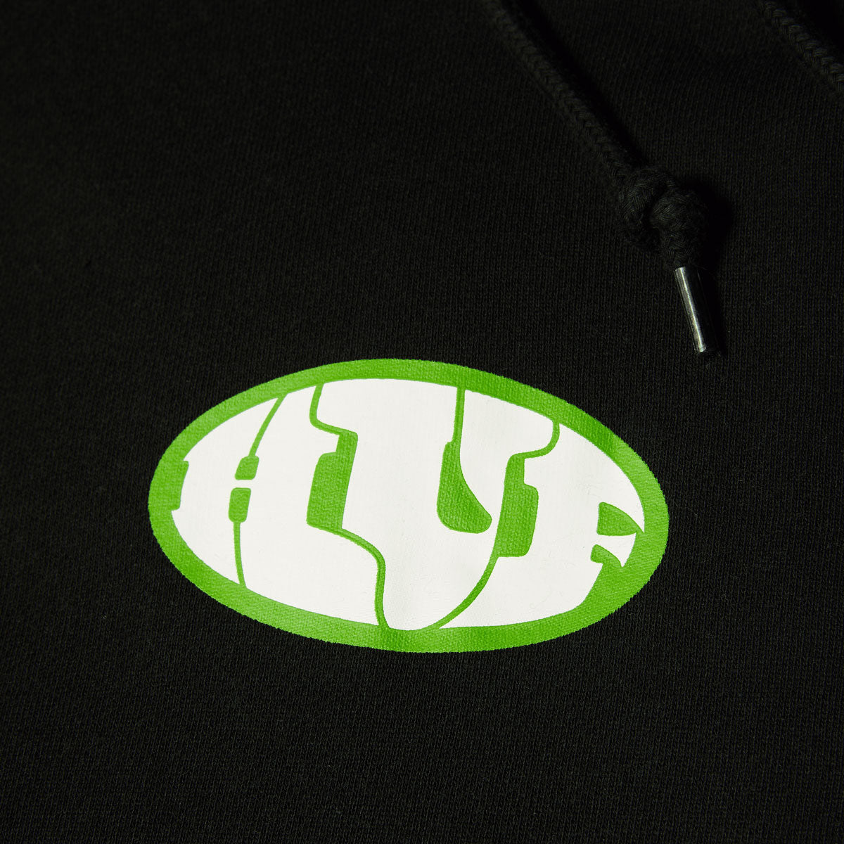 HUF Warped Hoodie - Black image 2