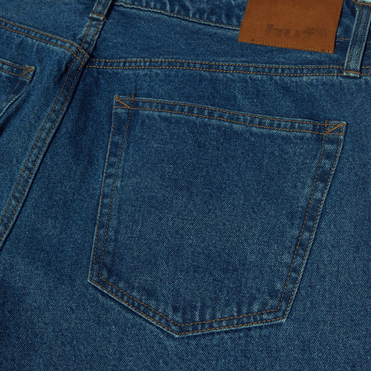 HUF Basic Ass Jeans - Stone Wash Indigo image 4
