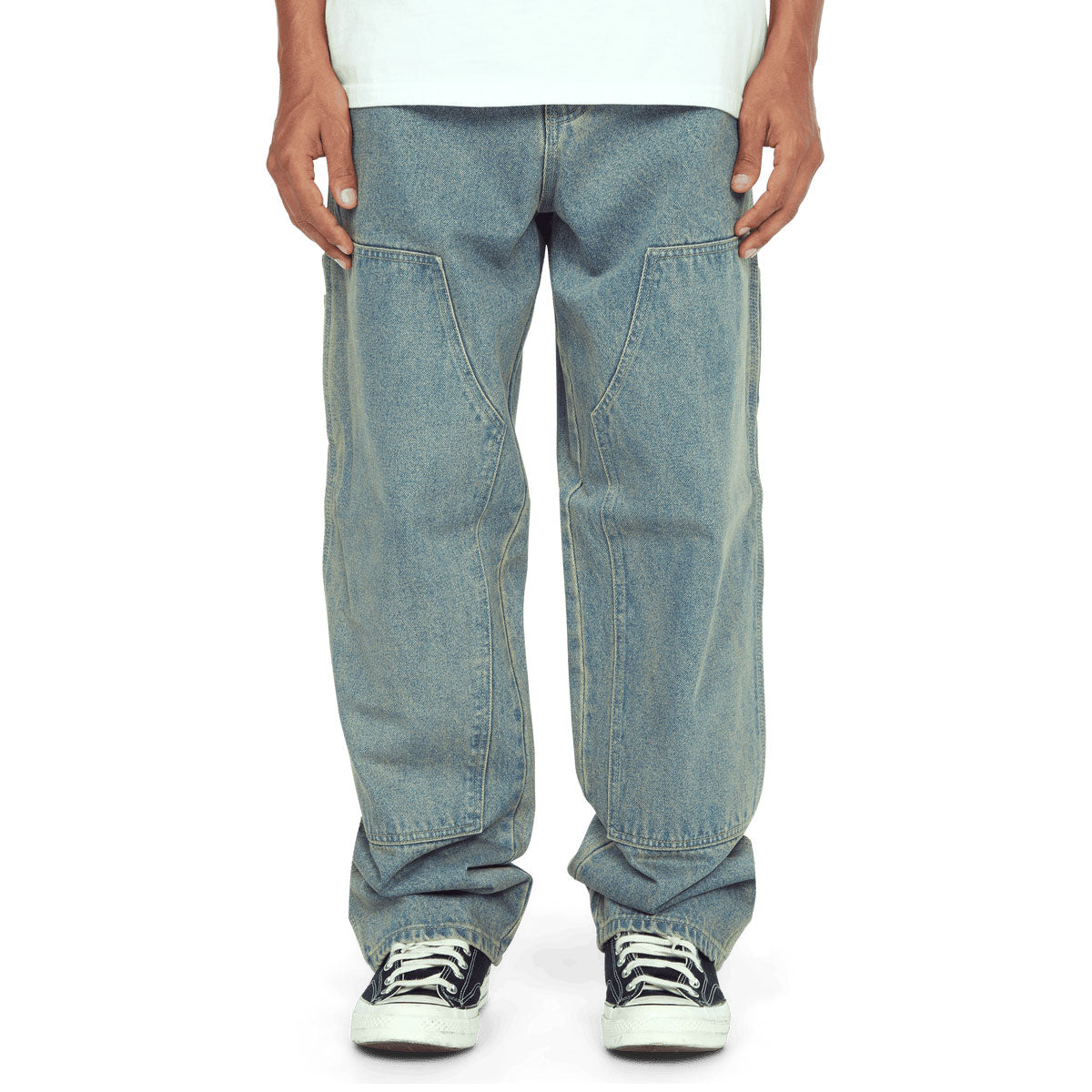 HUF Kinda Loose Double Knees Pants - Indigo Earth image 1