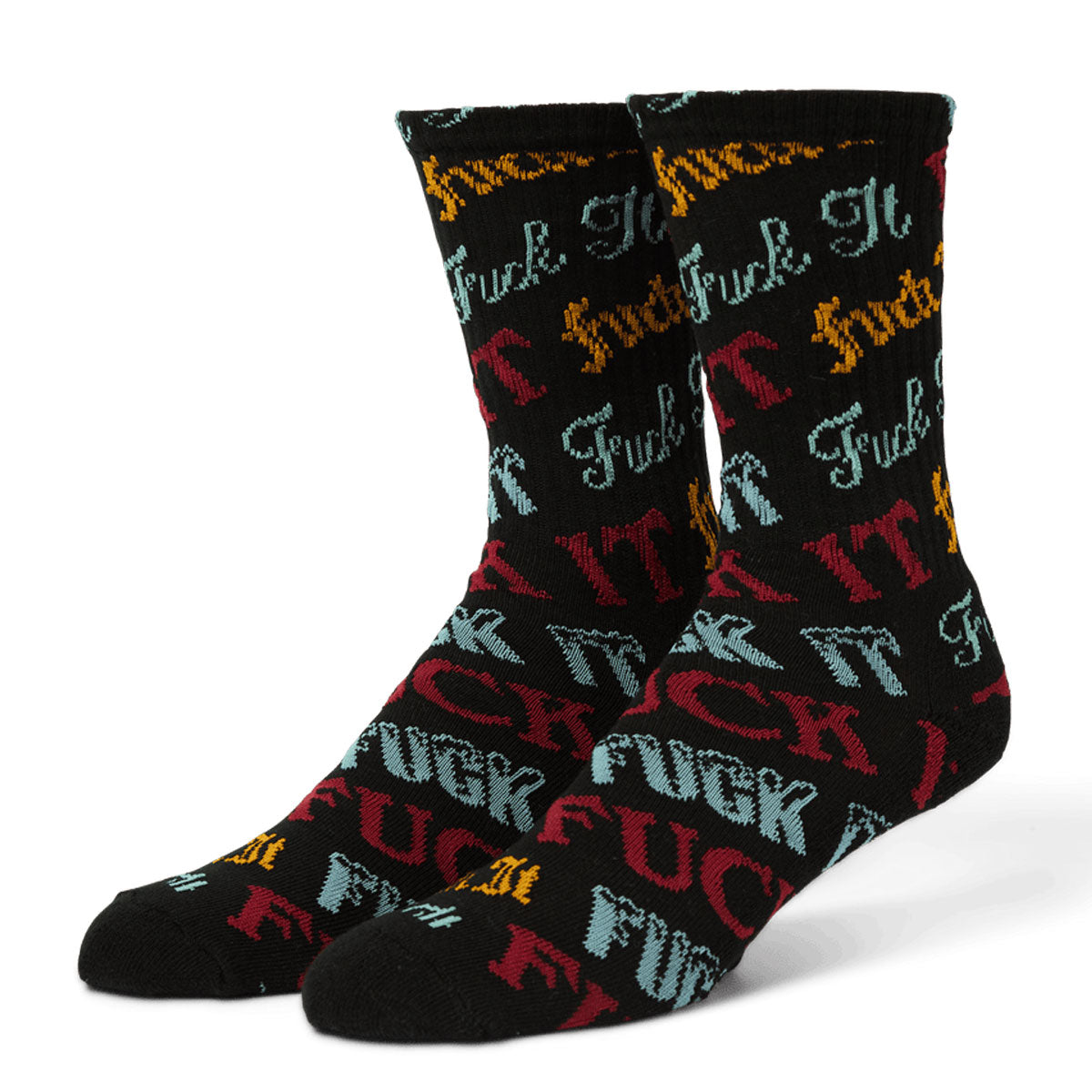 HUF Wintertime Fuck It Socks - Black image 1