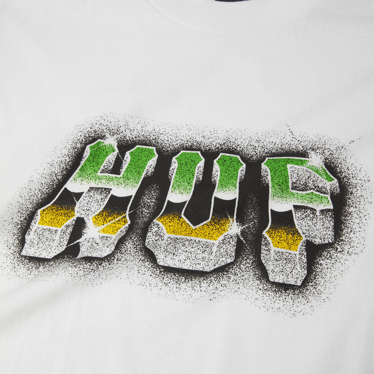 HUF Chrome Grit T-Shirt - White image 2