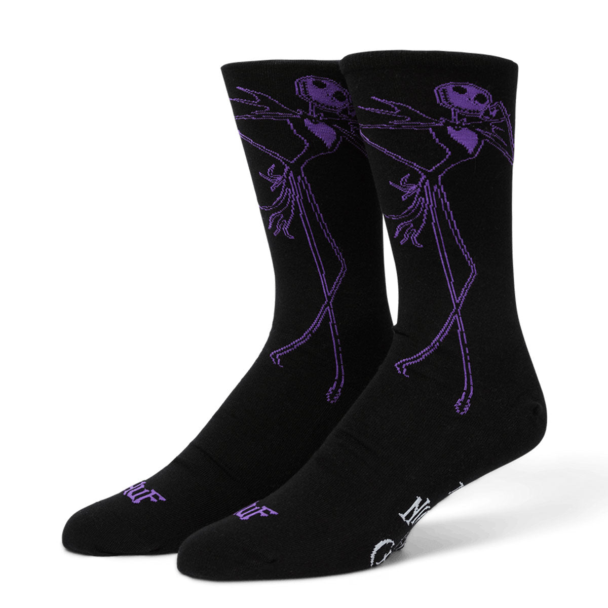 HUF Jack Skellington Crew Socks - Black image 1