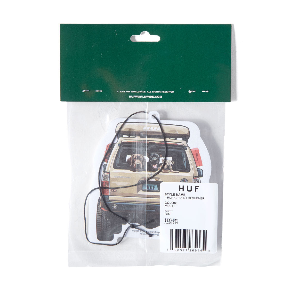 HUF x Toyota Trailhunter 4 Runner Air Freshener - Multi image 2