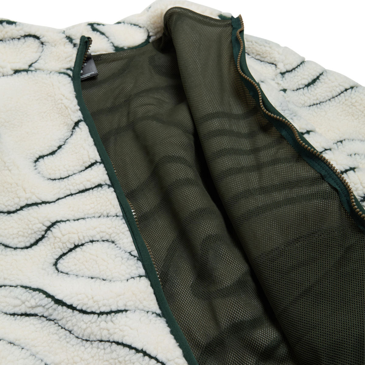 HUF x Toyota Trailhunter Topography High Pile Jacket - Natural image 4