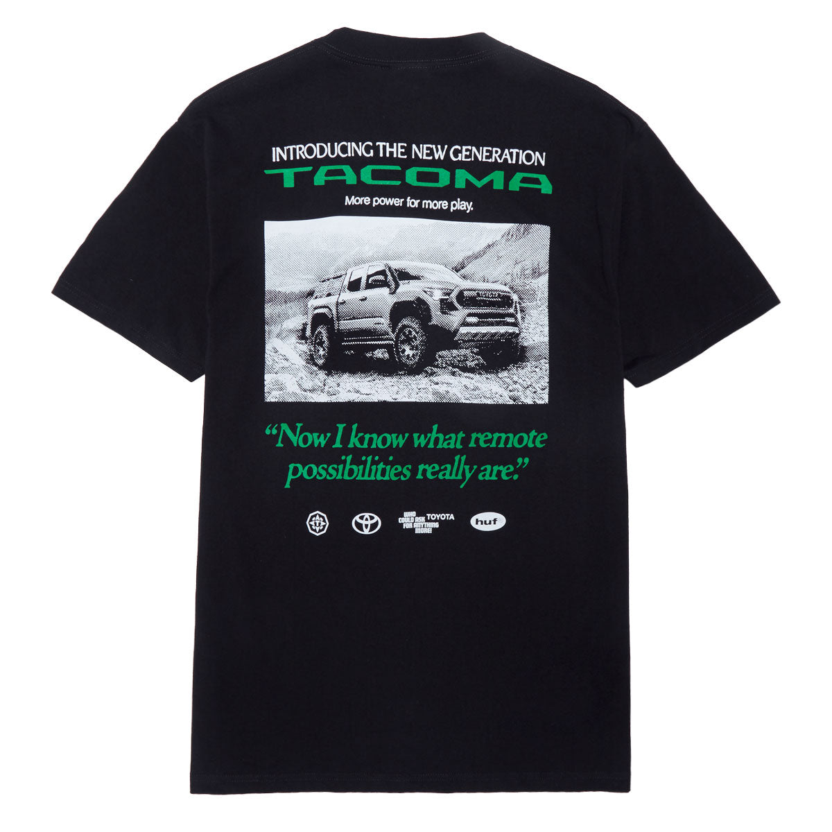 HUF x Toyota Trailhunter New Generation T-Shirt - Black image 2