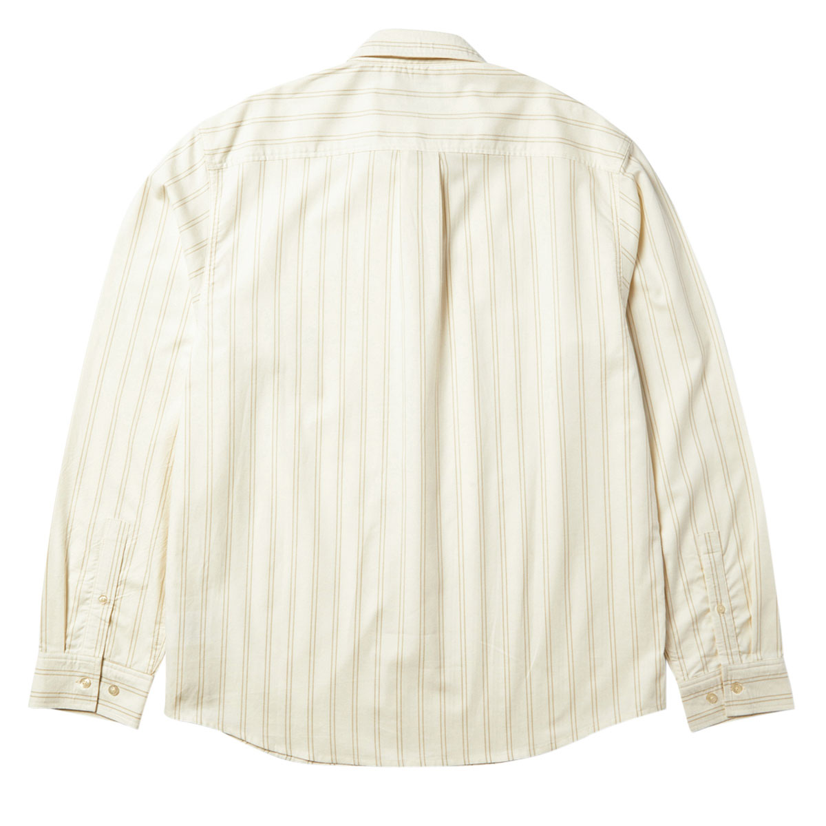 HUF Classic Arch Long Sleeve Oxford Shirt - Bleach image 3