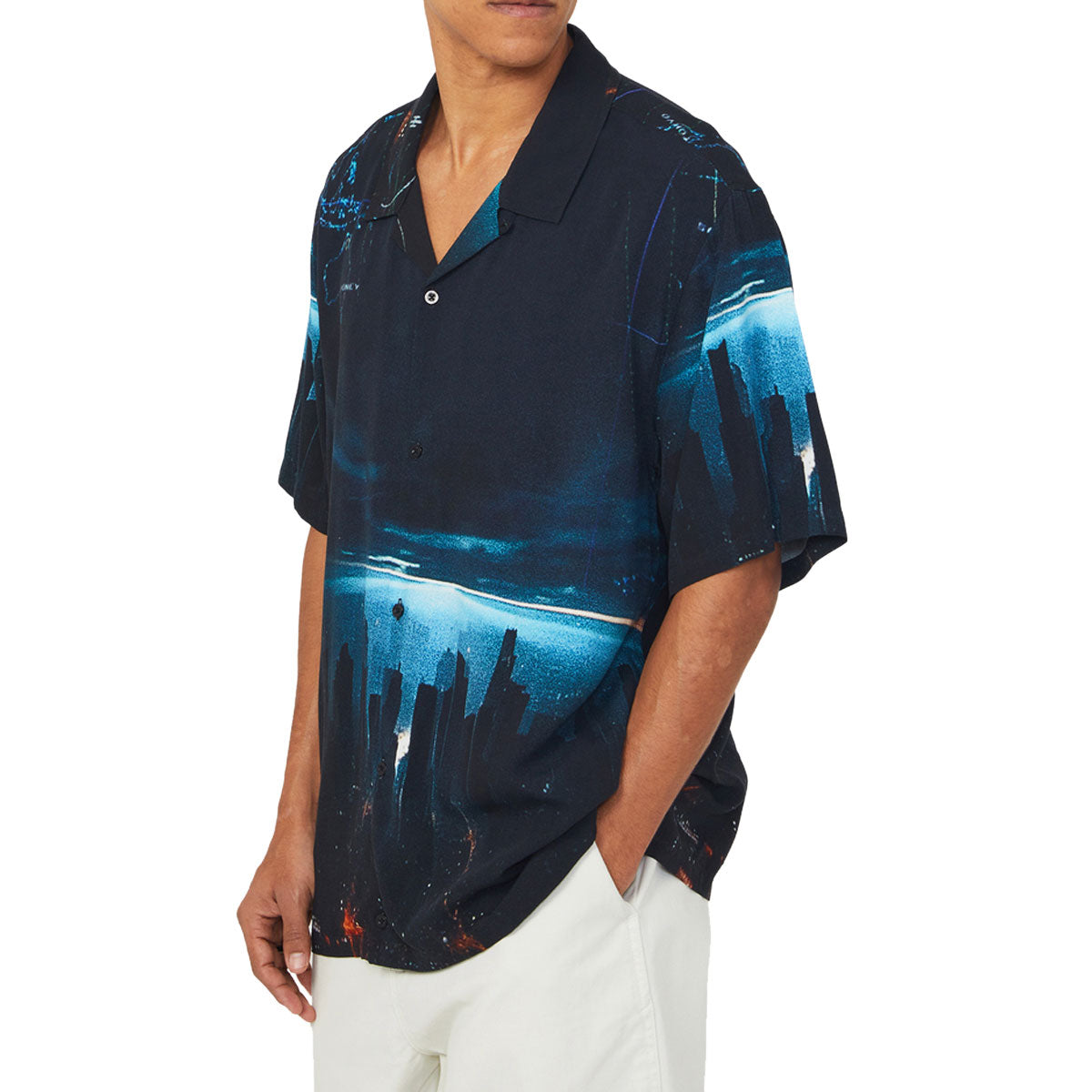 HUF Ground Control Resort Shirt - Black image 5