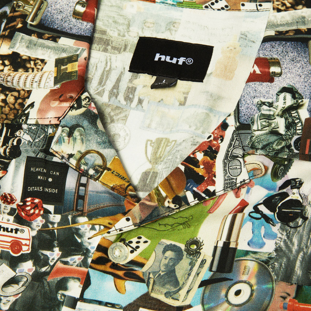 HUF From The Road Resort Shirt - Multi image 4