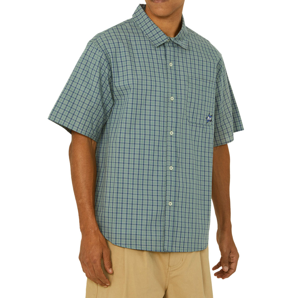 HUF H Star Plaid Shirt - Marine image 5