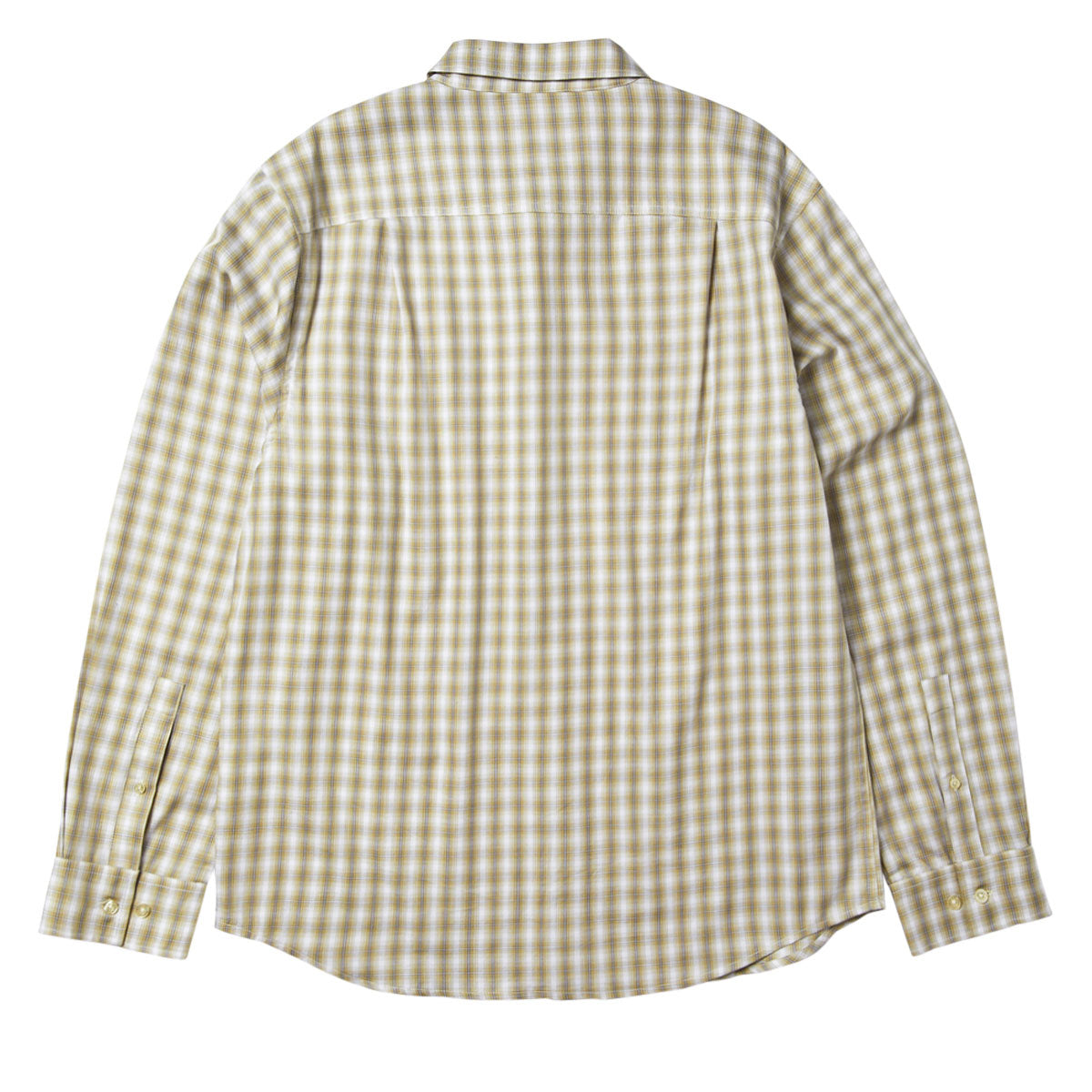 HUF H Star Long Sleeve Plaid Shirt - Putty image 2