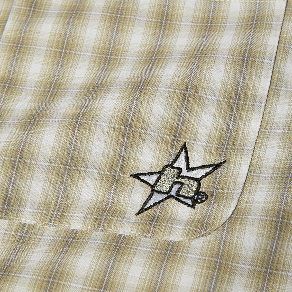 HUF H Star Long Sleeve Plaid Shirt - Putty image 3