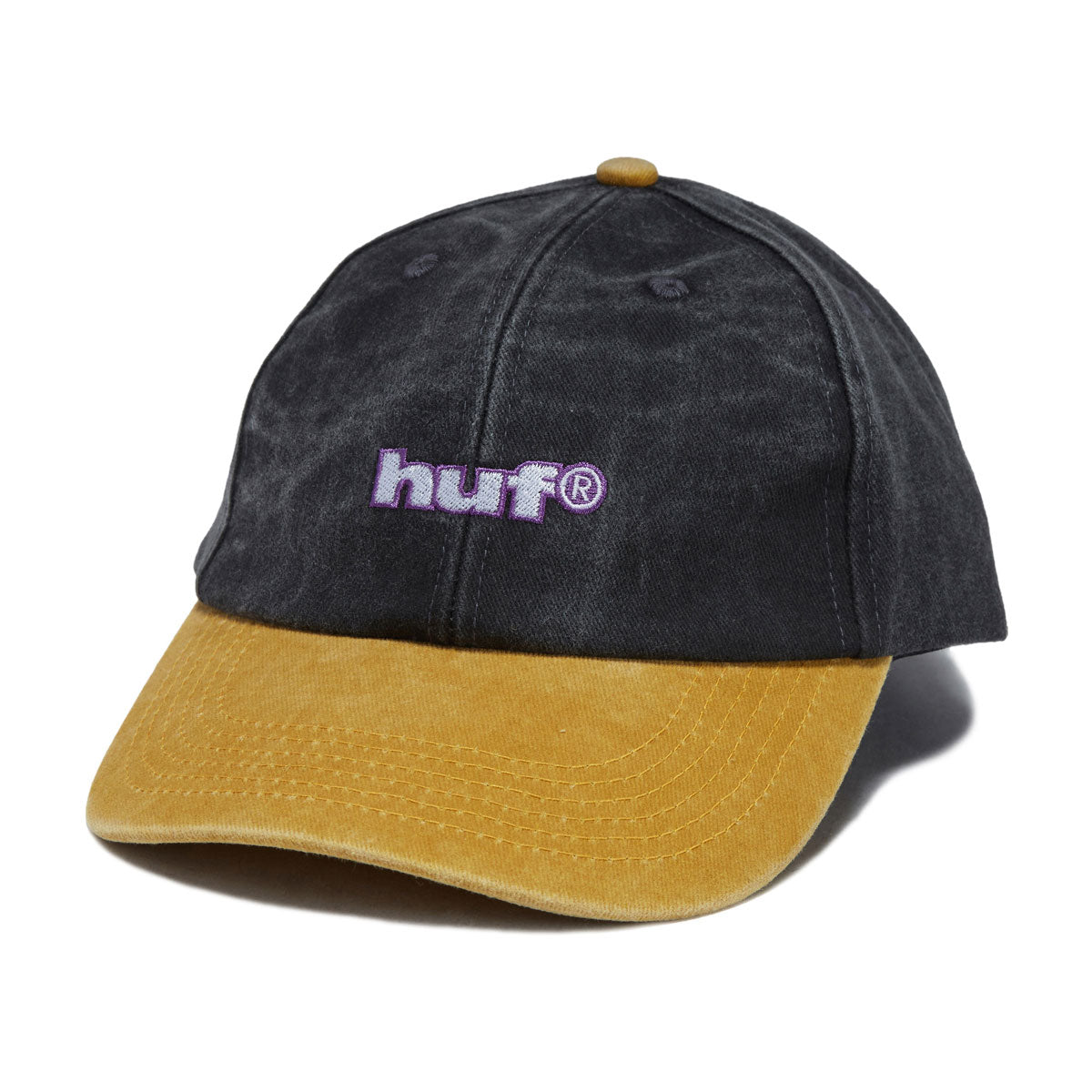 HUF Two Tone 89 Washed 6 Panel Hat - Black image 1