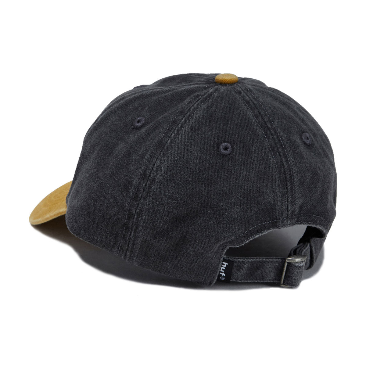 HUF Two Tone 89 Washed 6 Panel Hat - Black image 2
