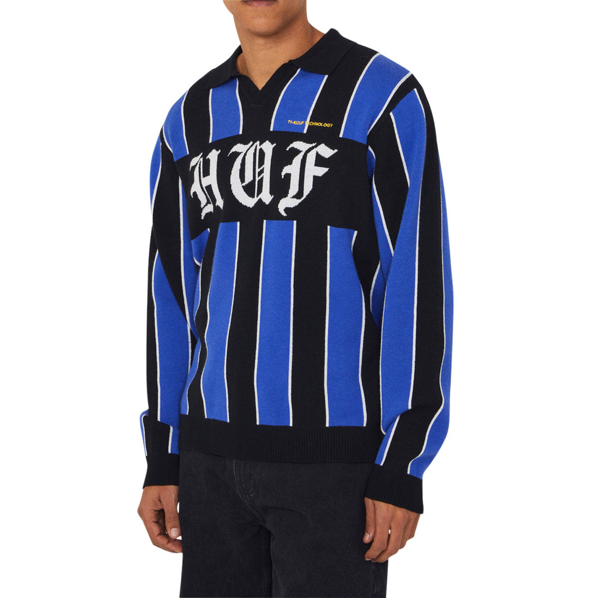 HUF Midfield Jersey Sweater - Electric Blue image 1