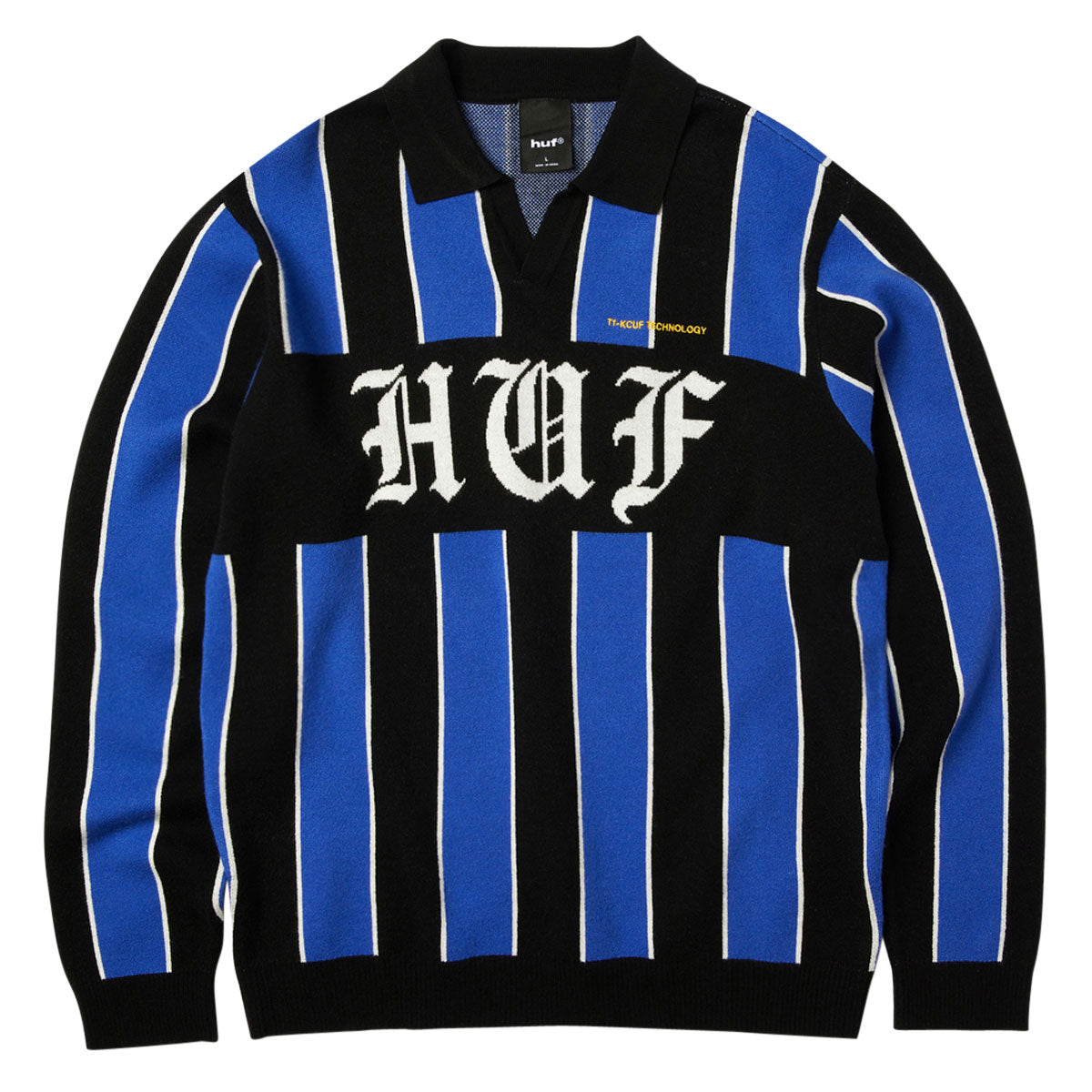 HUF Midfield Jersey Sweater - Electric Blue image 2
