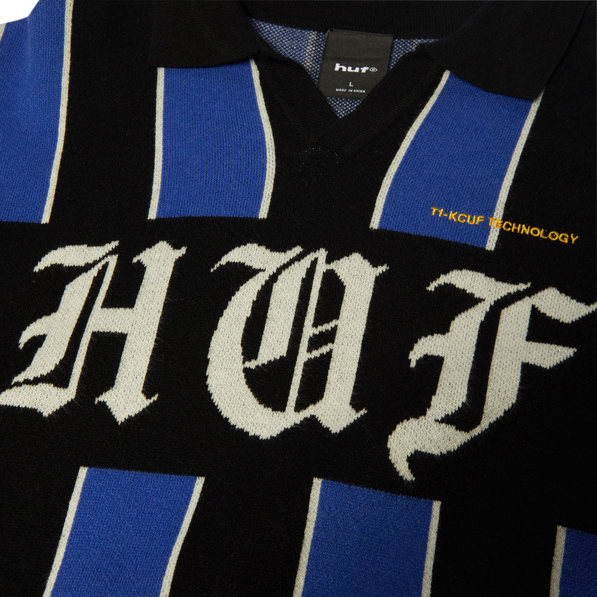 HUF Midfield Jersey Sweater - Electric Blue image 4