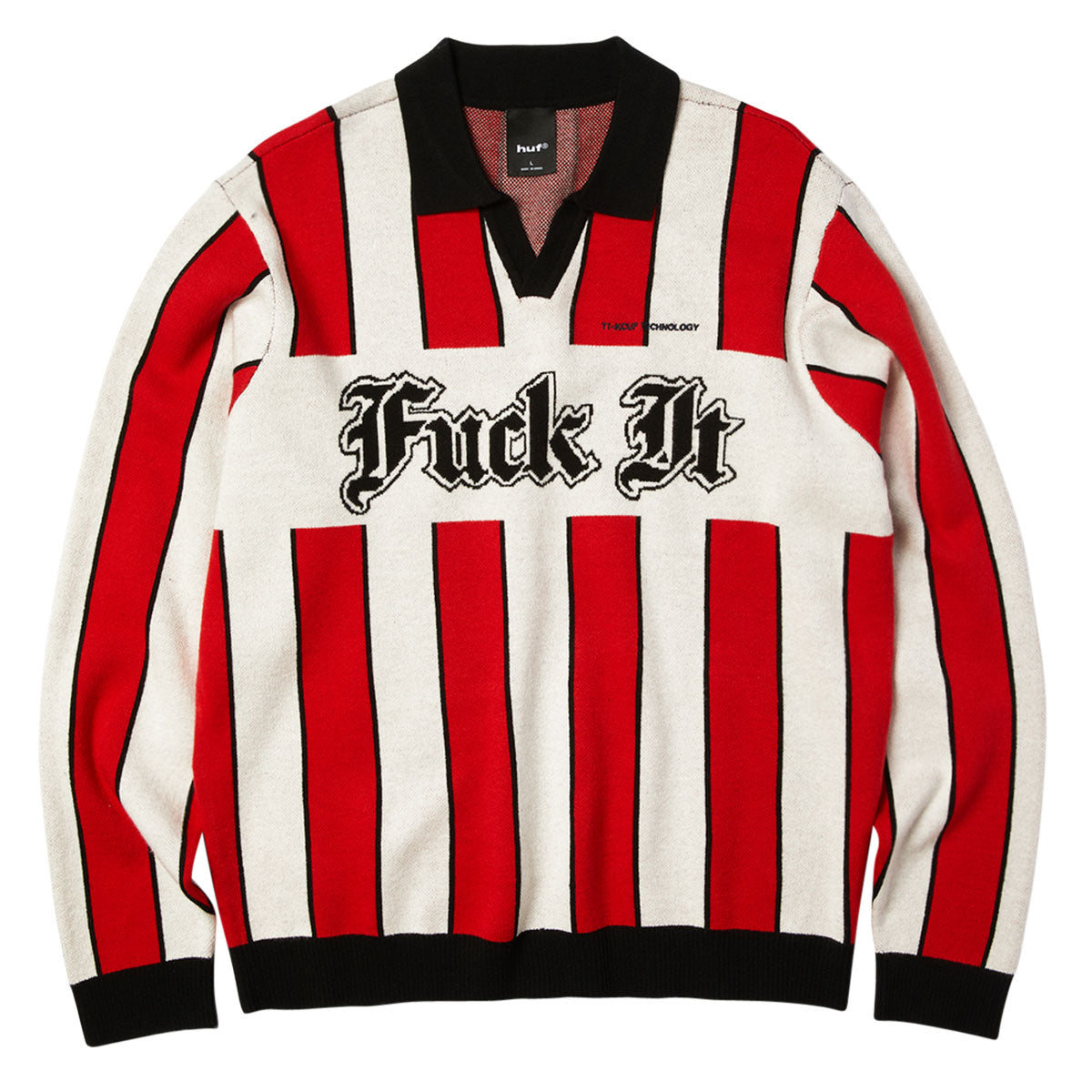 HUF Midfield Jersey Sweater - Red image 1