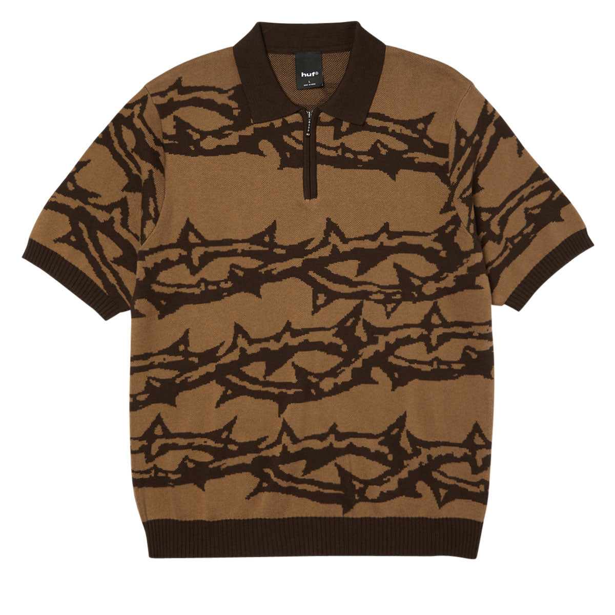 HUF Fantasies Knit Shirt - Brown image 2