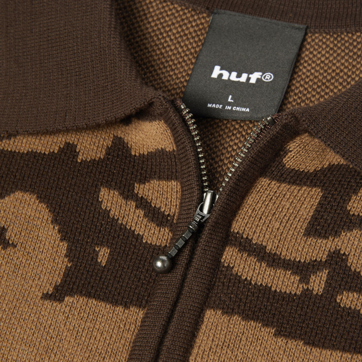HUF Fantasies Knit Shirt - Brown image 4