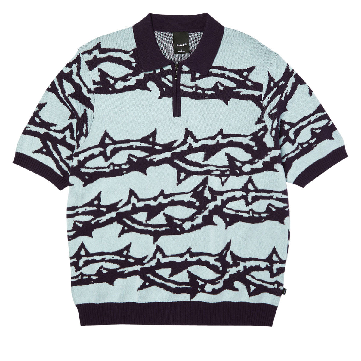 HUF Fantasies Knit Shirt - Light Blue image 1