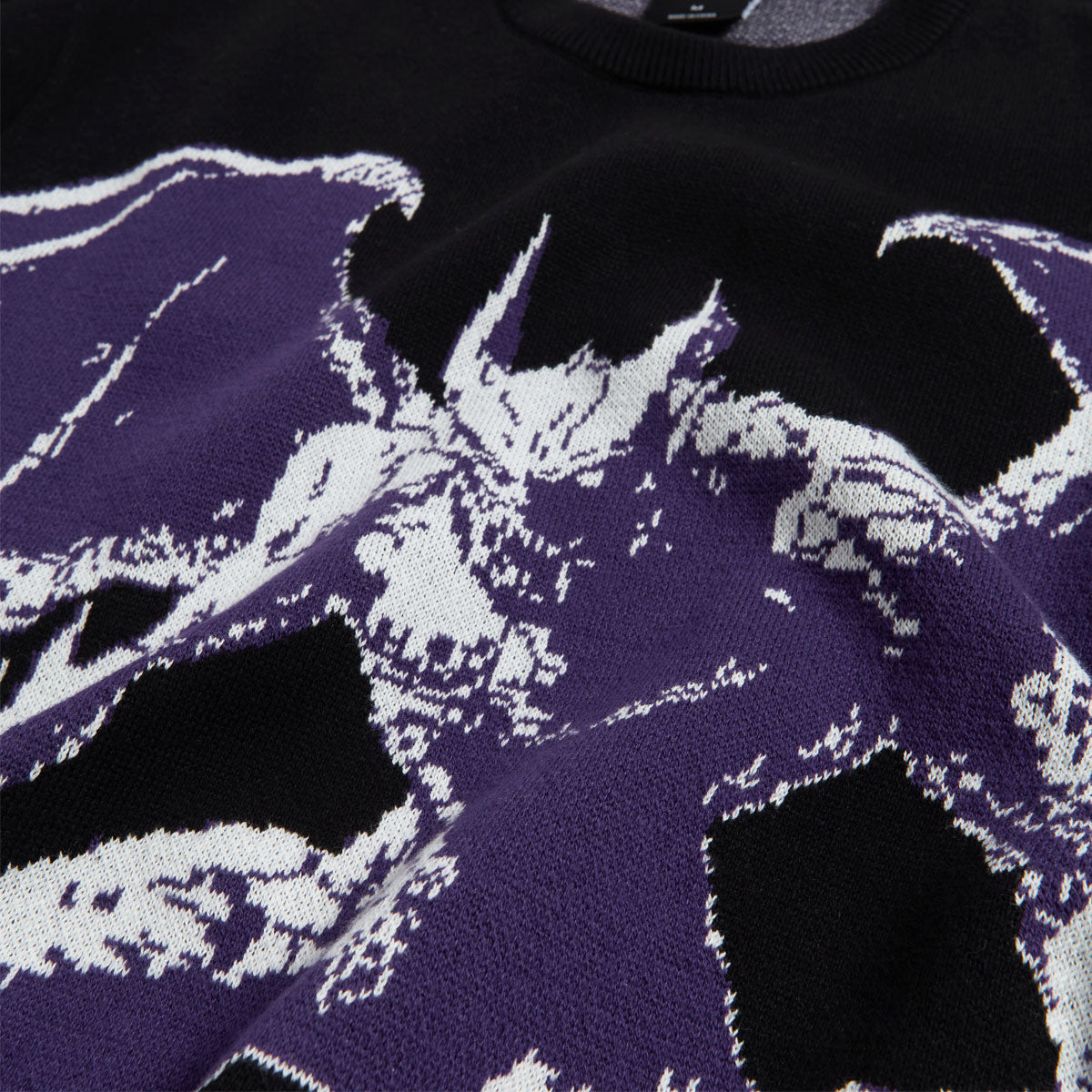 HUF Heaven Can Wait Sweater - Black image 3