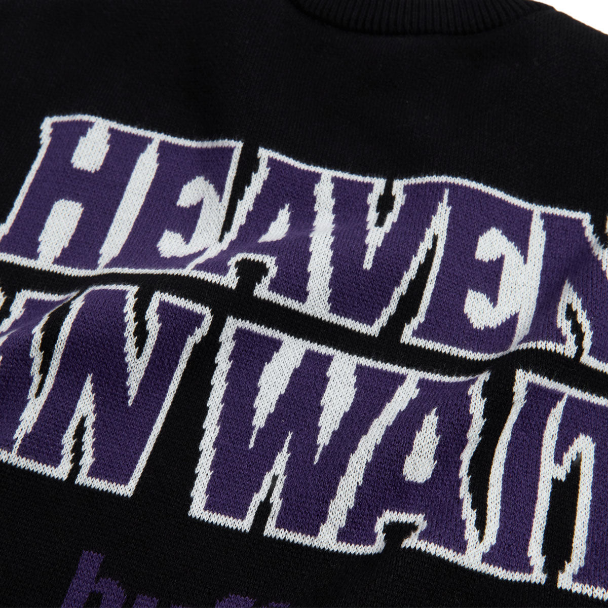 HUF Heaven Can Wait Sweater - Black image 4