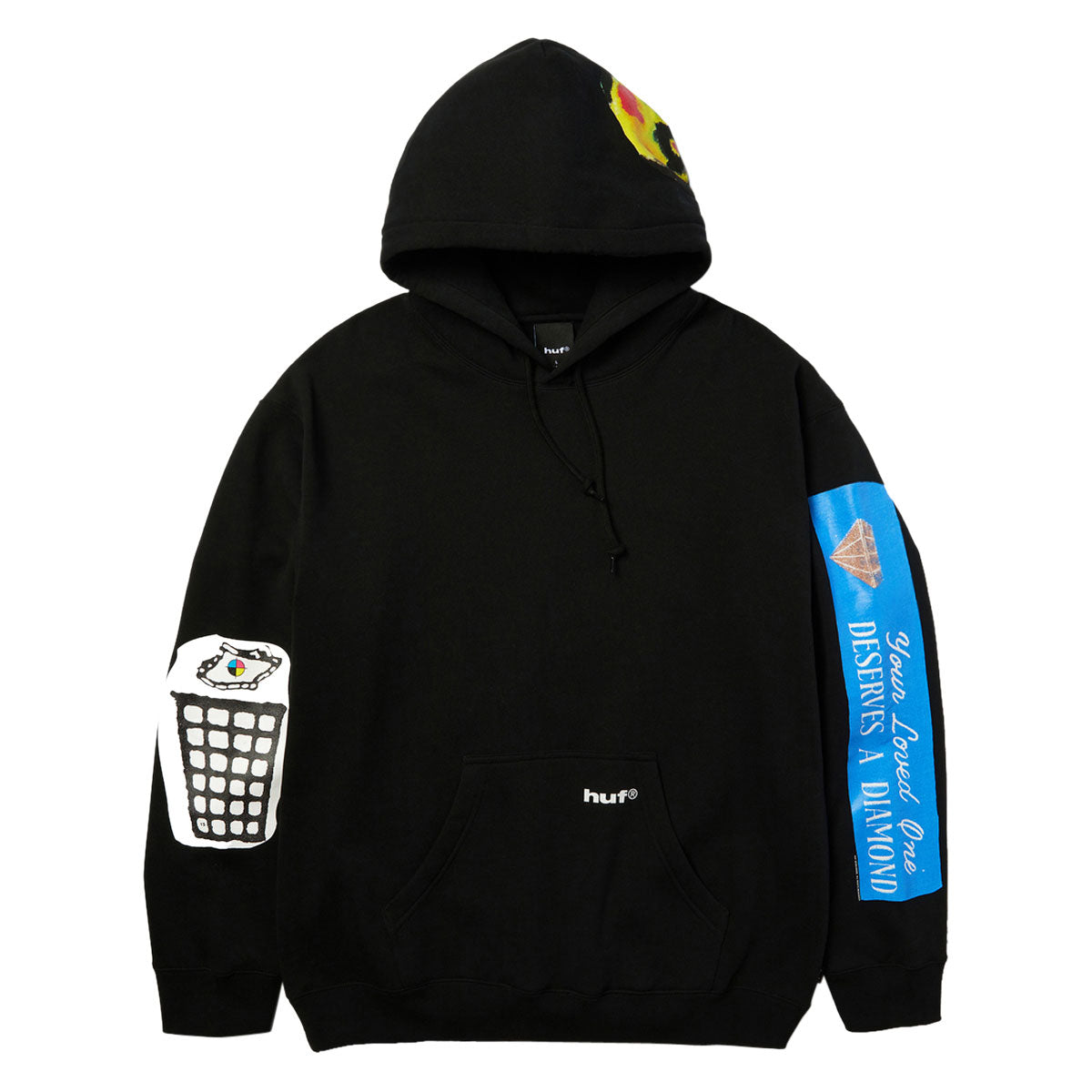 HUF Gimme The Loot Hoodie - Black image 2
