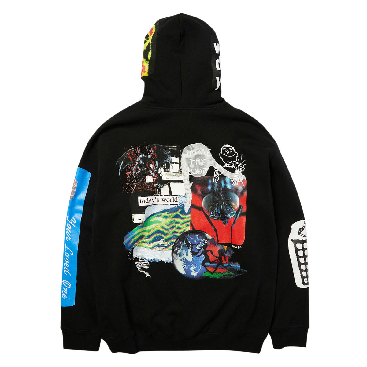 HUF Gimme The Loot Hoodie - Black image 3
