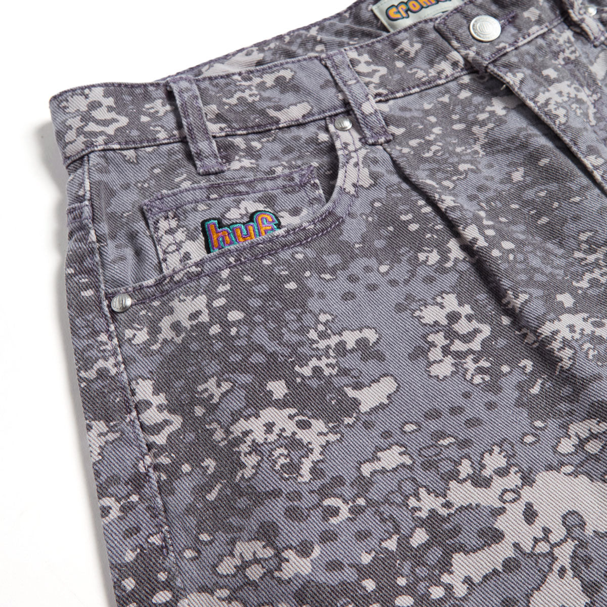 HUF Cromer Camo Jeans - Dust Purple image 3
