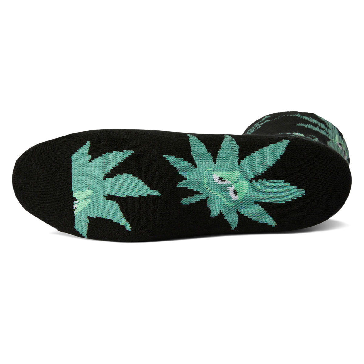 HUF Green Buddy Exhale Socks - Black image 2