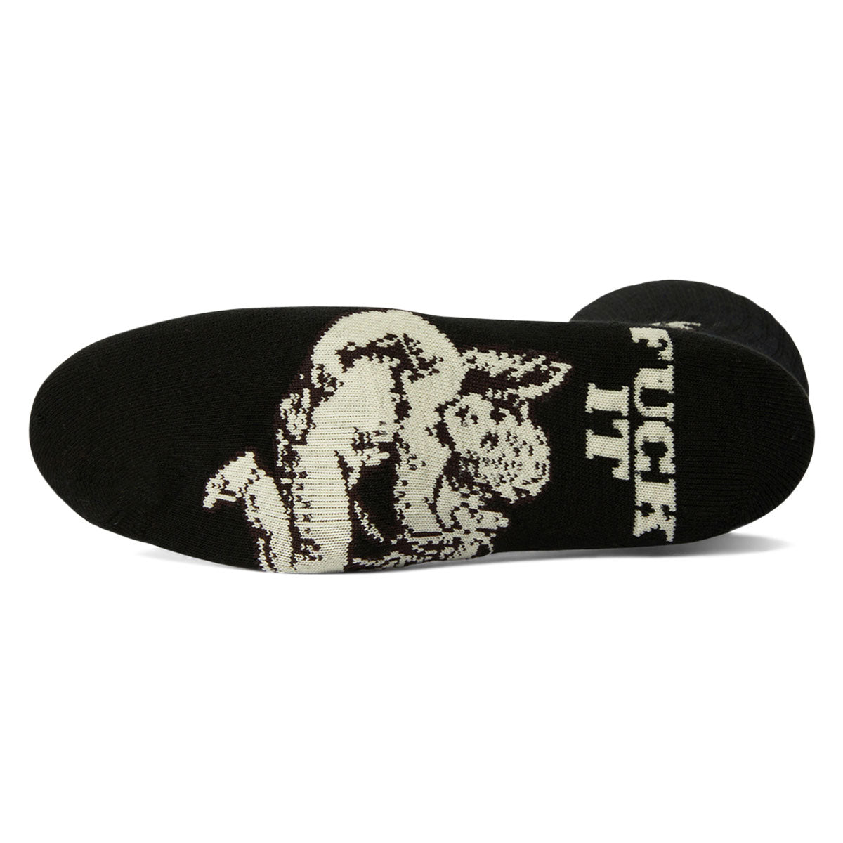 HUF Divine Crew Socks - Black image 2