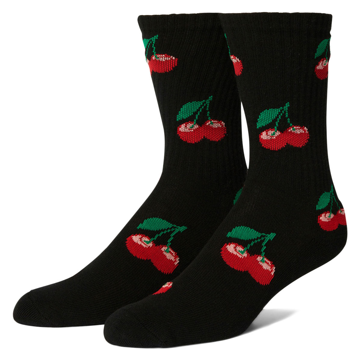 HUF Cherry Bomb Crew Socks - Black image 1