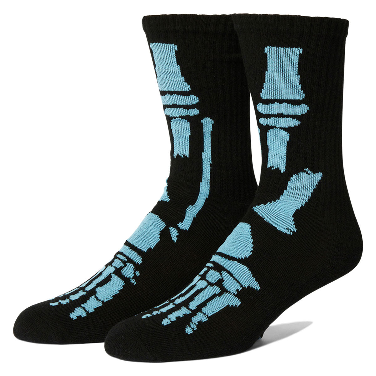HUF Out For The Season Crew Socks - Black image 1