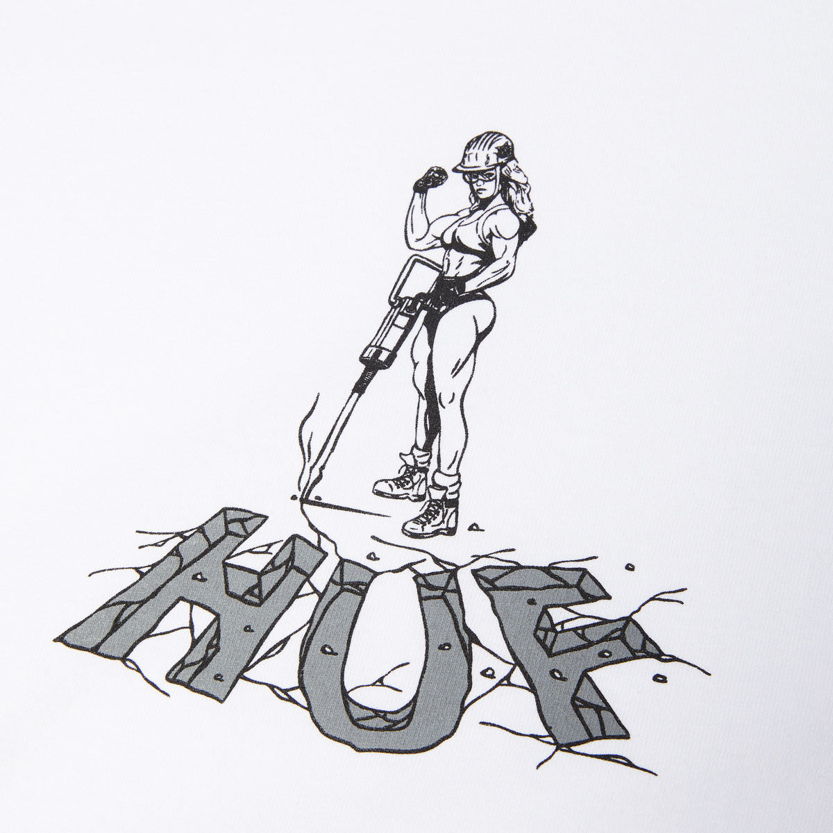 HUF Jacked T-Shirt - White image 2