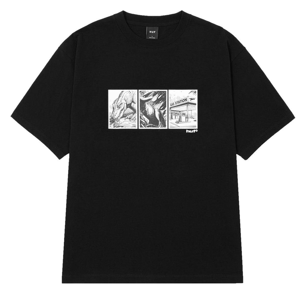 HUF Fossil Fuel T-Shirt - Black image 1