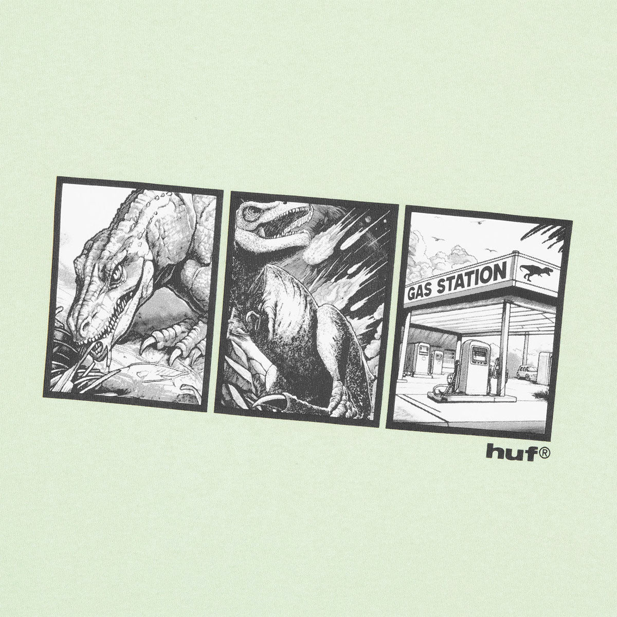 HUF Fossil Fuel T-Shirt - Cucumber image 2