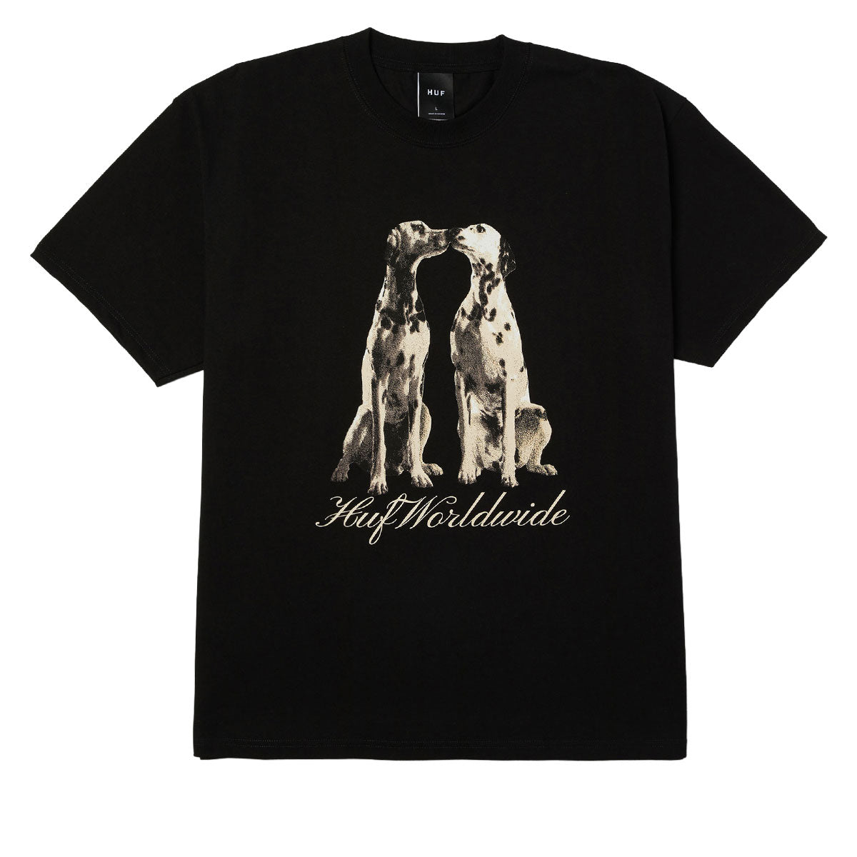 HUF Dogged T-Shirt - Black image 1