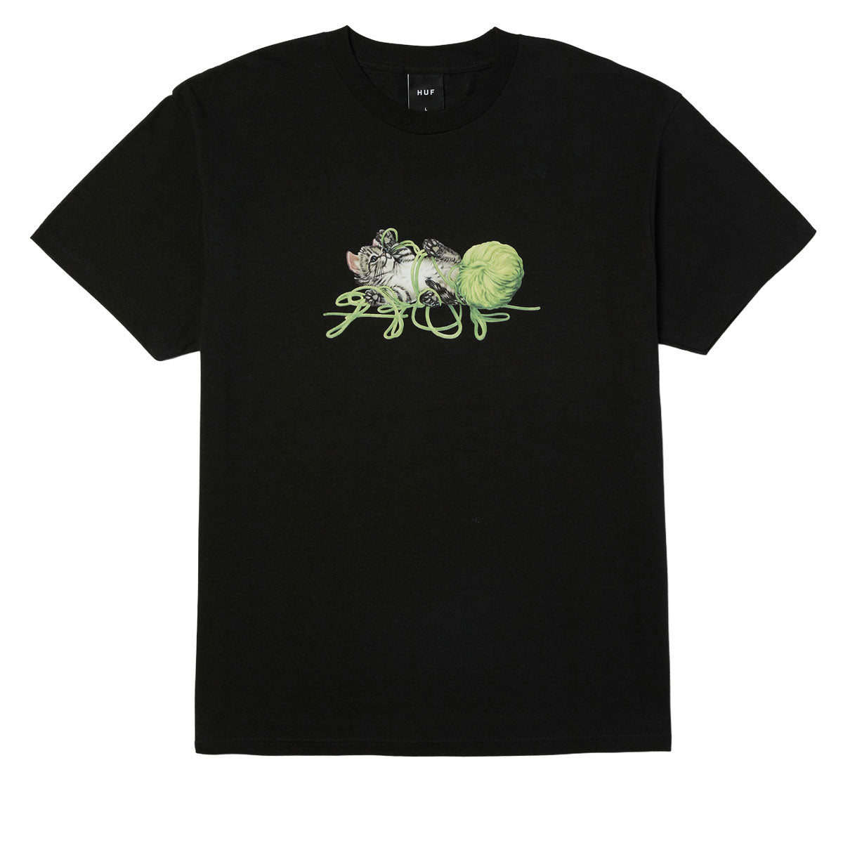 HUF Paws T-Shirt - Black image 1