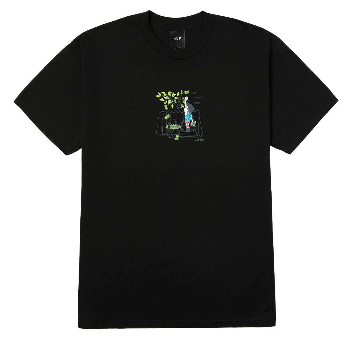 HUF Take Yours T-Shirt - Black image 1