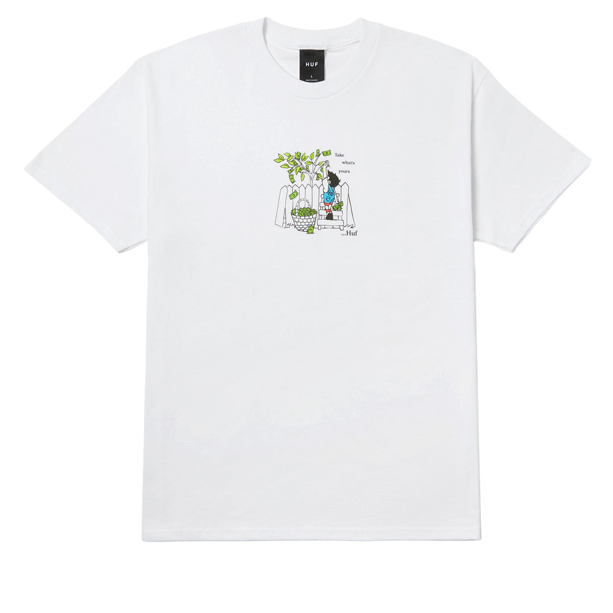 HUF Take Yours T-Shirt - White image 1