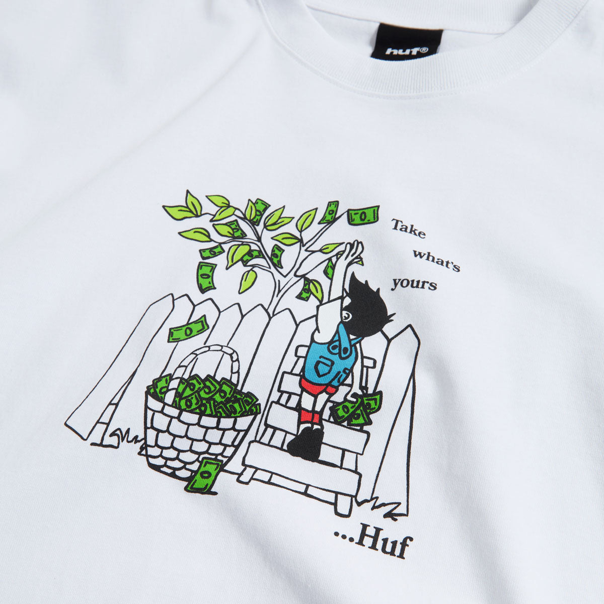 HUF Take Yours T-Shirt - White image 2