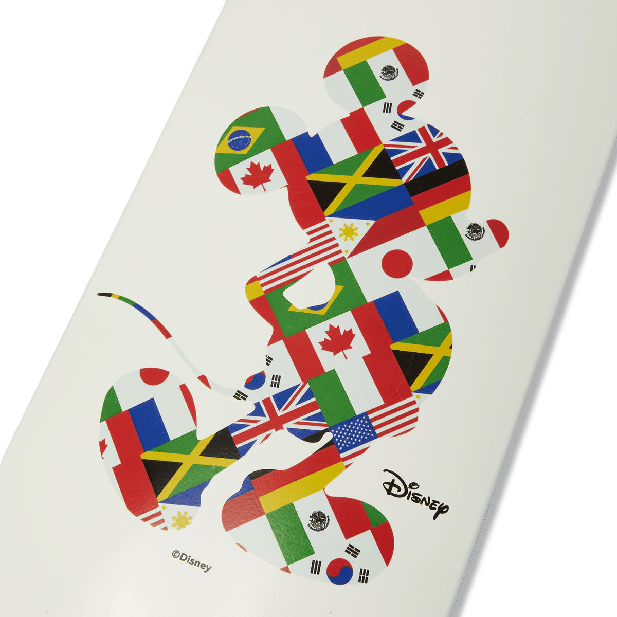 HUF x Mickey Mouse Worldwide Tour Skateboard Complete - White - 8.25