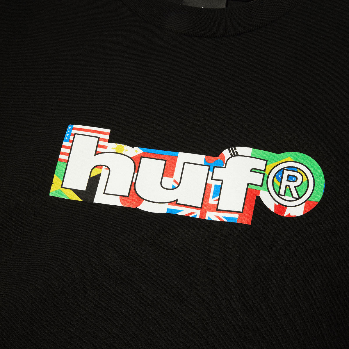 HUF x Mickey Mouse World Tour Silhouette T-Shirt - Black image 3