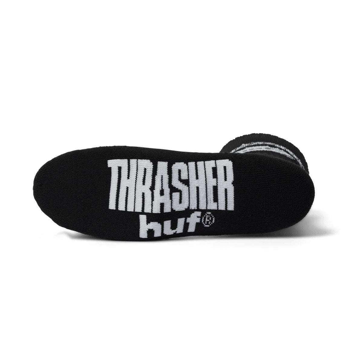 HUF x Thrasher Logo Socks - Black image 2