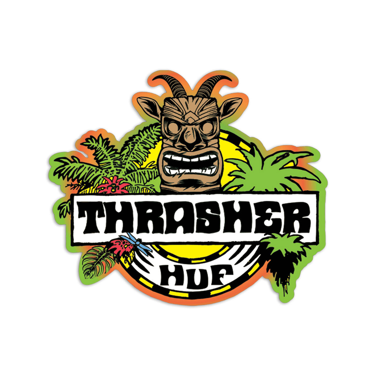 HUF x Thrasher Sticker - Multi image 1