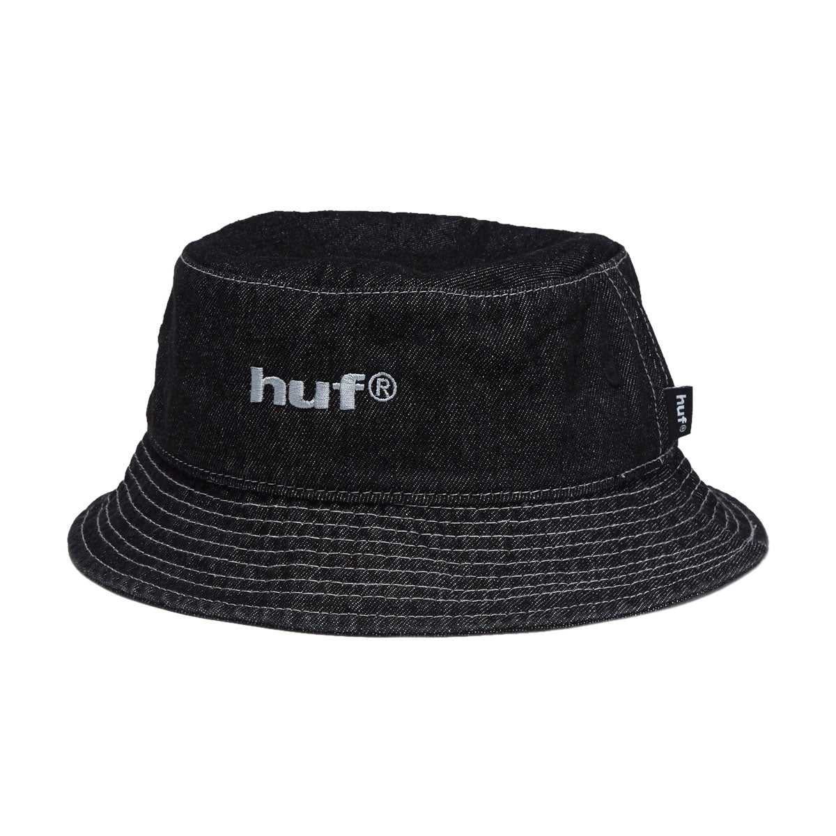 HUF Cassel Bucket Hat - Washed Black image 1