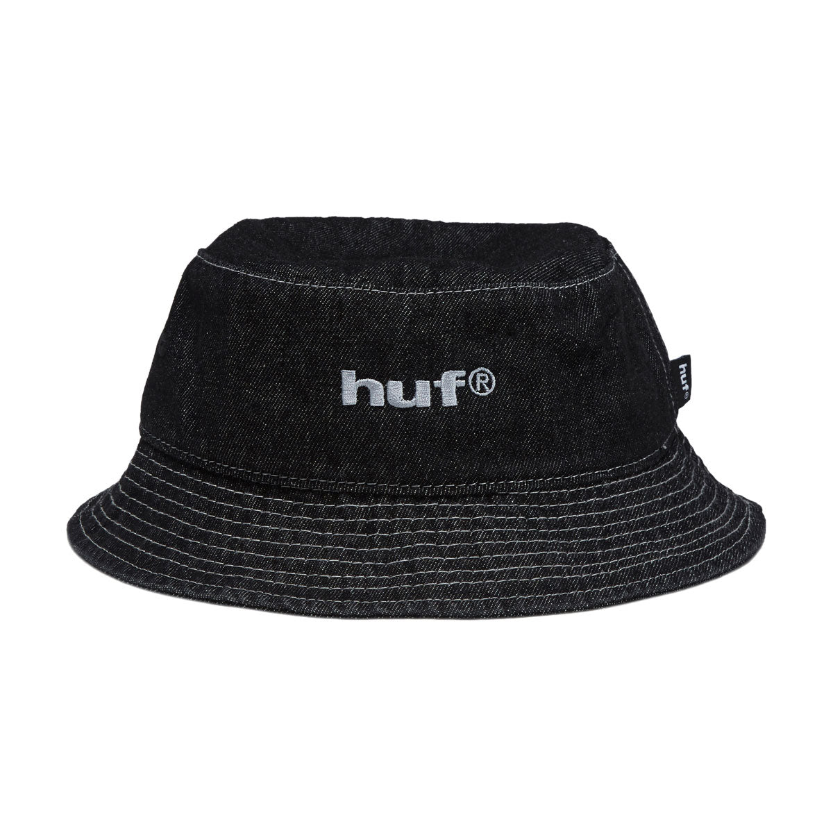 HUF Cassel Bucket Hat - Washed Black image 5